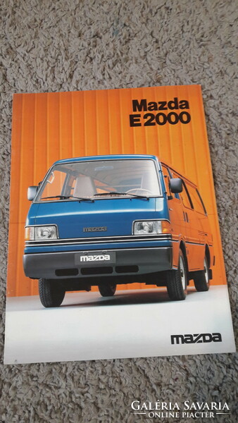 Mazda E2000 / prospektus, katalógus ,retro reklám, old timer, Japan autó,22