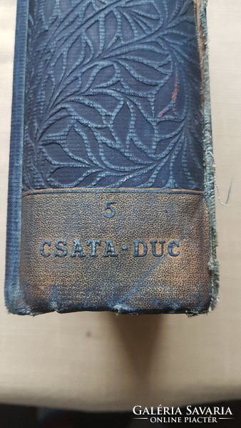 Antik könyvek! 1912. Révai Nagy Lexikona  V. kötet