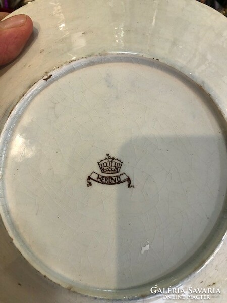 Óherend victoria patterned porcelain plate, 24 cm in size, a rarity.