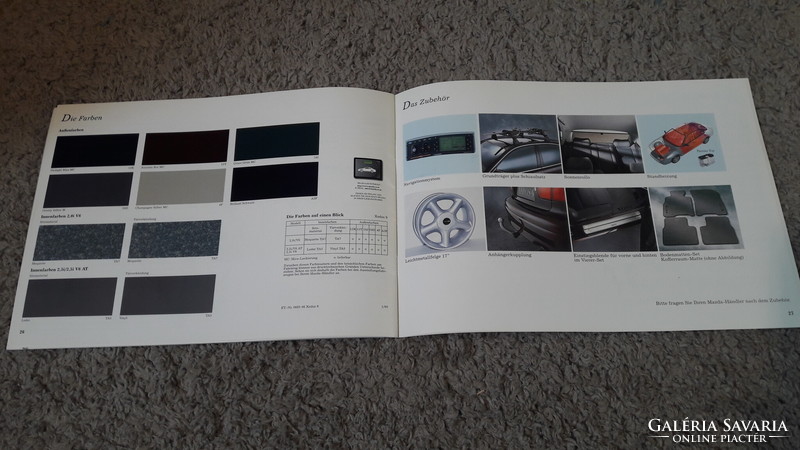 Mazda Xedos 9 modell, prospektus, katalógus ,retro reklám, old timer, Japan autó,