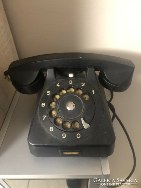 Old vinyl phone.