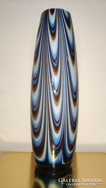 Muránói art glass padlóváza