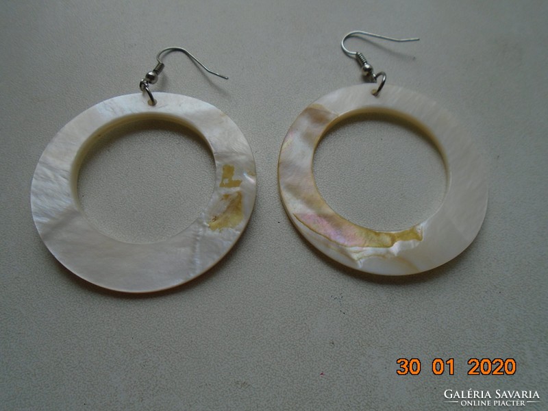 Mother of pearl chandelier earrings