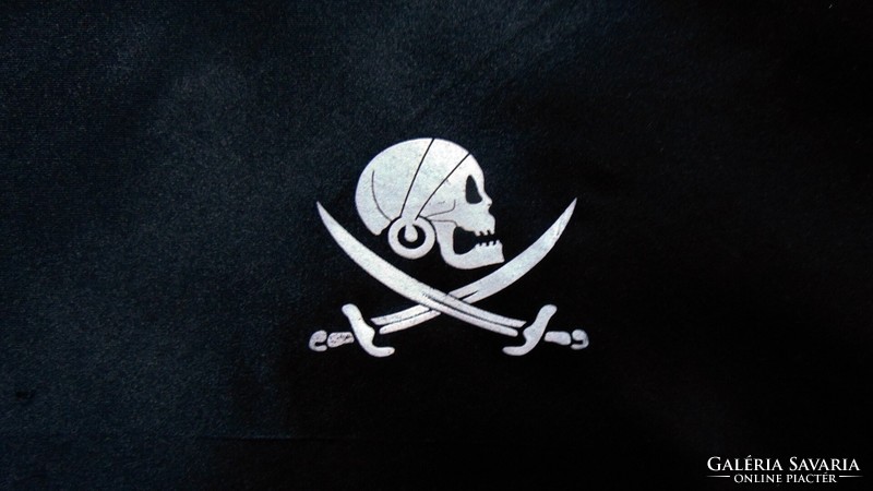 Black pirate scarf