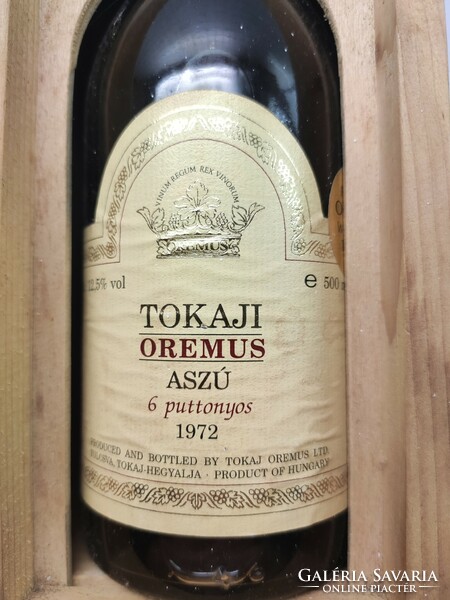 1972 6 Puttonyos Tokaj oremus! The aszu of the century.