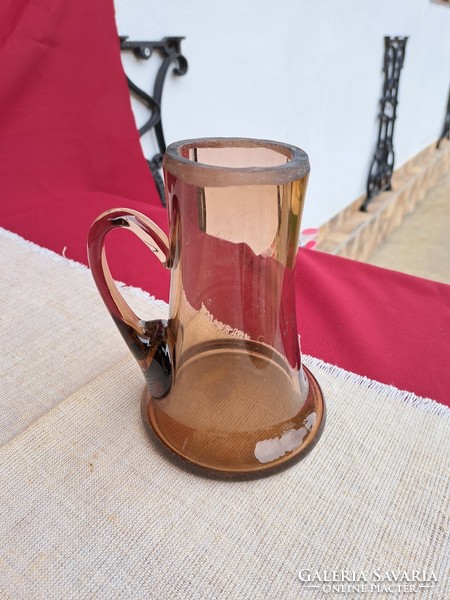 Beautifully colored pitcher berekfürdő glass