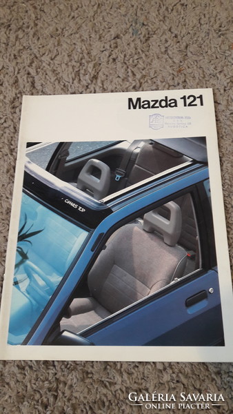 Mazda121 prospektus, katalógus ,retro reklám, old timer, Japan autó,