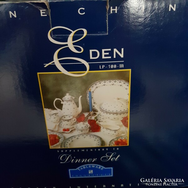Zepter Eden 12 személyes porcelán étkészlet, bontatlan, Új