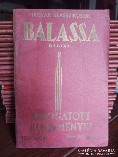 Selected poems of Bálint Balassa are Hungarian classics bp. 96 Page