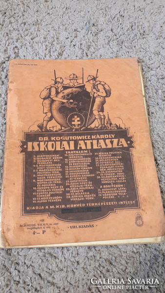 Horthy kori, Nagy - Magyarország térkép, irredenta iskolai atlasz