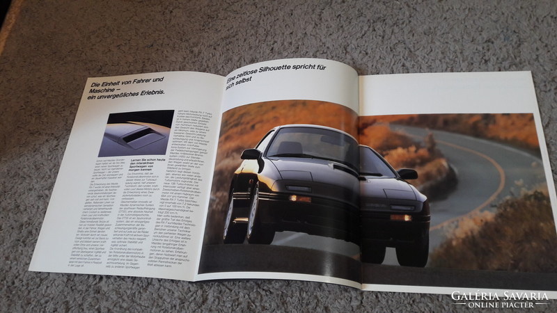 Mazda RX-7 Turbo // modell, prospektus, katalógus ,retro reklám, old timer, Japan autó,