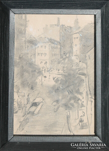 Nagyvárosi utca - 20th century artist: