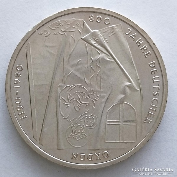 1990 J. German silver 10 marks, deutscher orden (no: 23/251.)