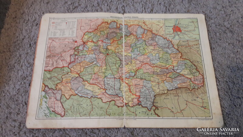 Horthy kori, Nagy - Magyarország térkép, irredenta iskolai atlasz
