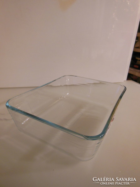 Bowl - glass - 22 x 17 x 6 cm - pyrex - flawless