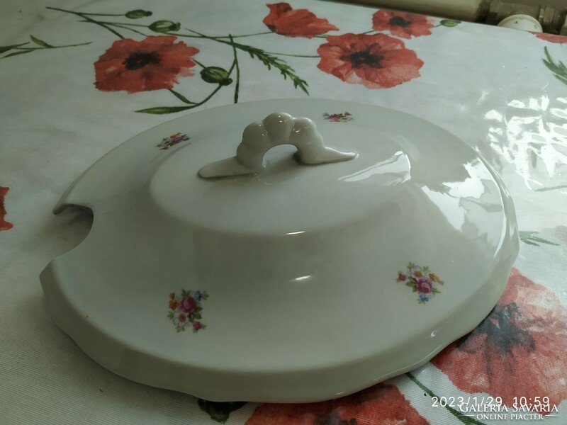 Zsolnay porcelain, soup bowl cover for sale!