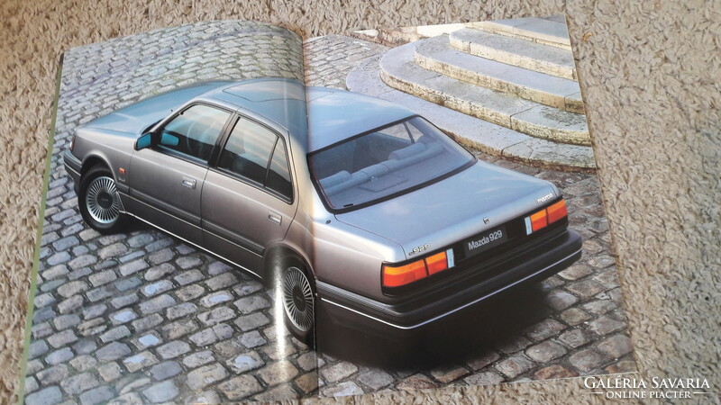 Mazda 929 / model, brochure, catalog, retro advertisement, old timer, Japan car,