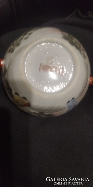 Beautiful old Japanese sugar bowl