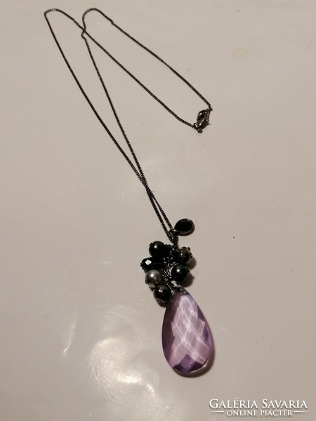 Bluish purple pendant (856)