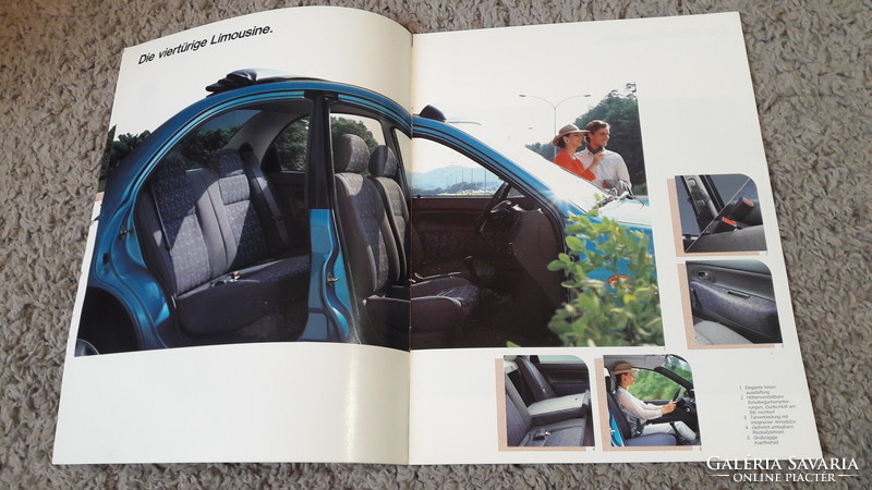 Mazda121// brochure, catalog, retro advertisement, old timer, Japan car,