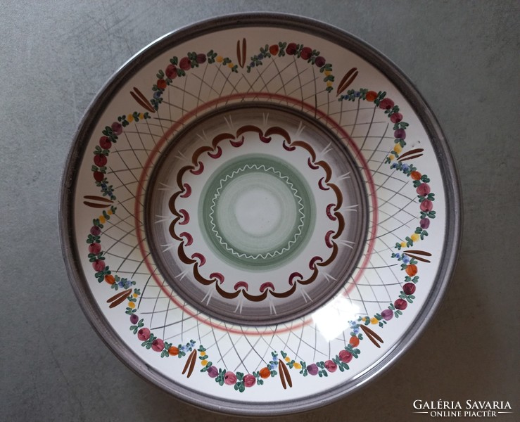 Gmundner ceramic very rare garland wall plate