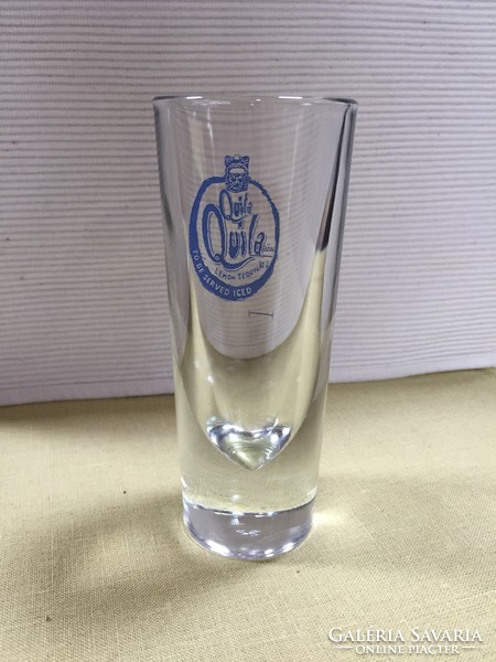 4 thick-walled tequila glasses m155