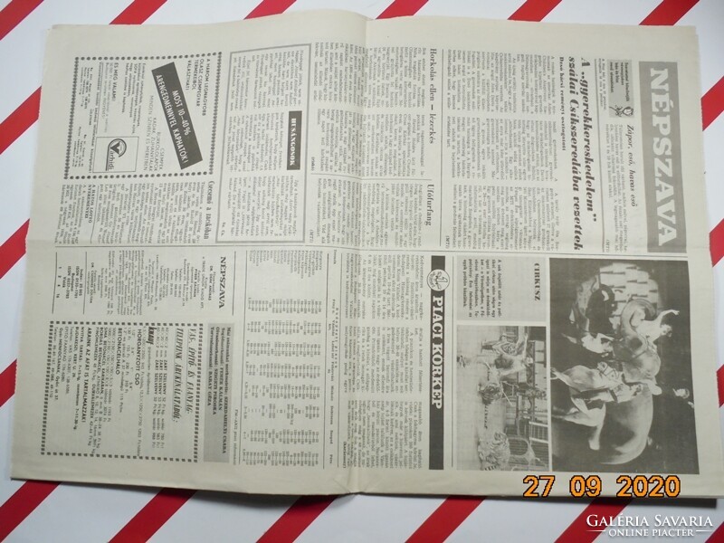 Old retro newspaper - vernacular - March 25, 1993 - The newspaper of the Hungarian trade unions