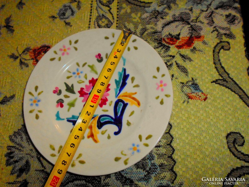 Znaim Kézzel festett porcelánfajansz  antik tányér