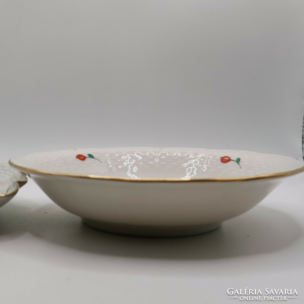 Herend Hecsedli patterned plate and serving tray