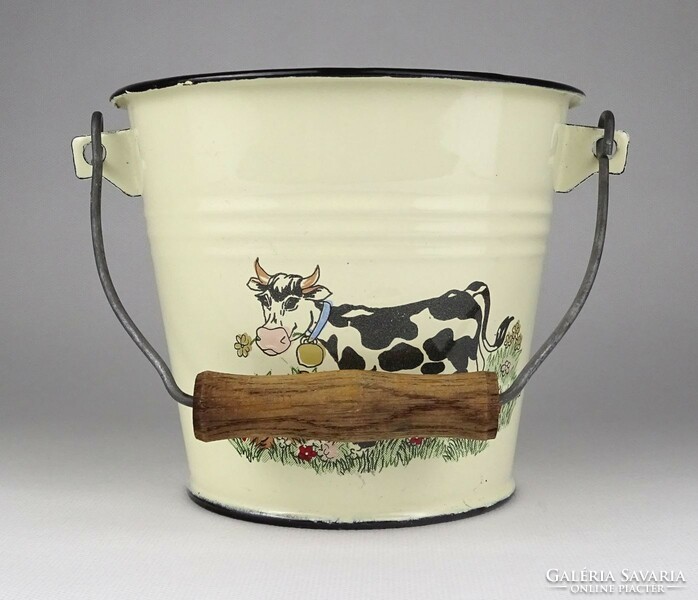 1L669 small enamel cow bucket