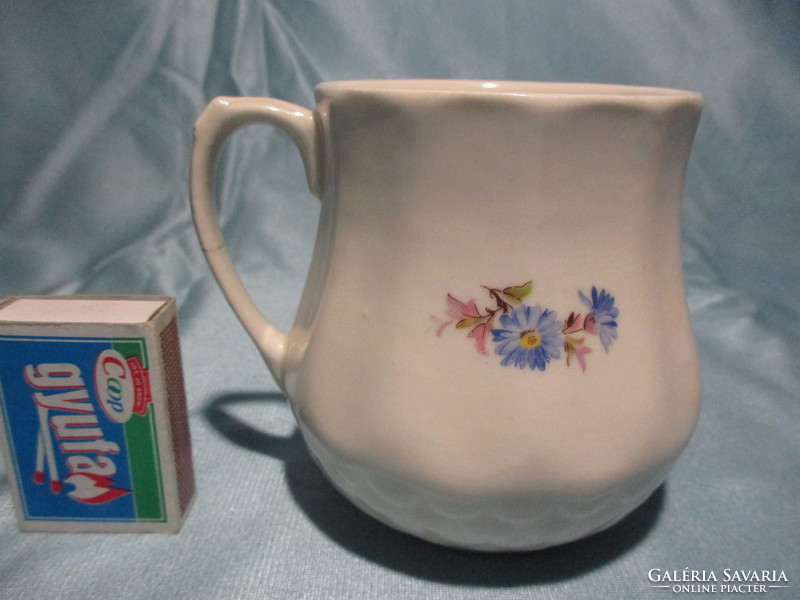 Blue floral drasche tummy mug with cup