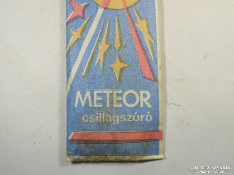 Retro meteor sparkler, paper bag from the 1980s