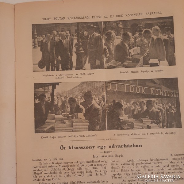 Új Idők 1948. június 5. Szerkeszti Fodor József, kézimunka melléklettel,  20 oldal