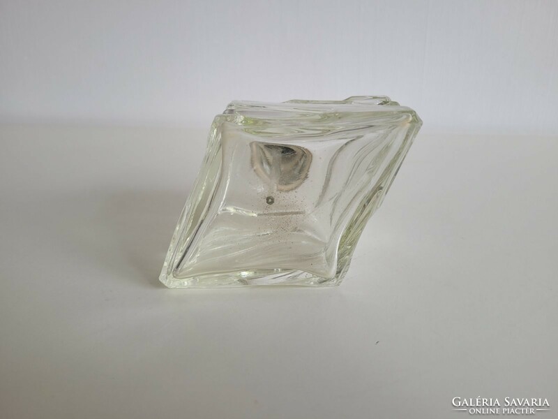 Régi parfümös nagy üveg vintage dekoráció