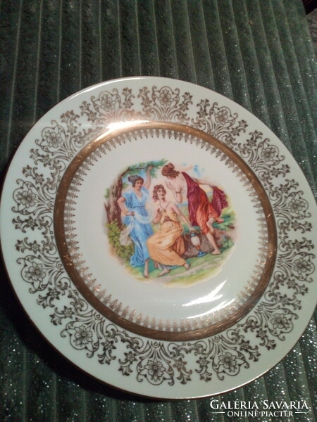 Epiag gilded decorative plate