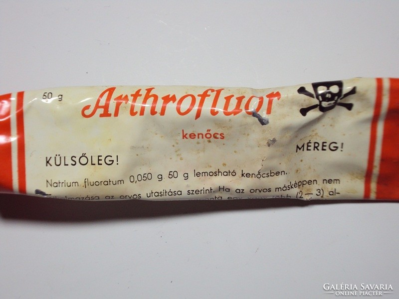 Retro Arthrofluor kenőcs - Biogal Gyógyszergyár Debrecen gyártó - 1970-es évekből