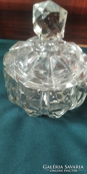 Crystal sugar bowl harm deco