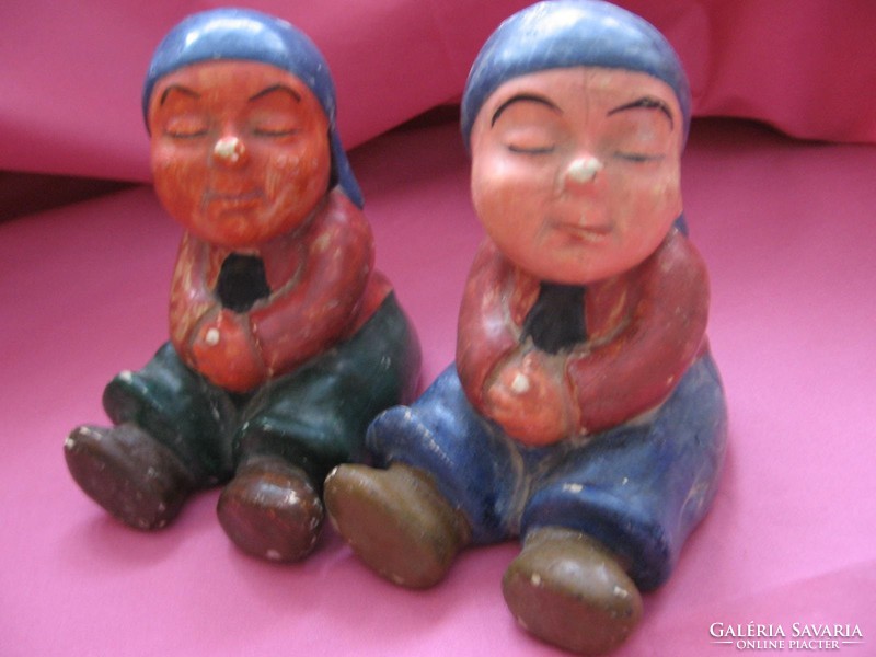 Antique rarity, charming couple statues walter bosse style