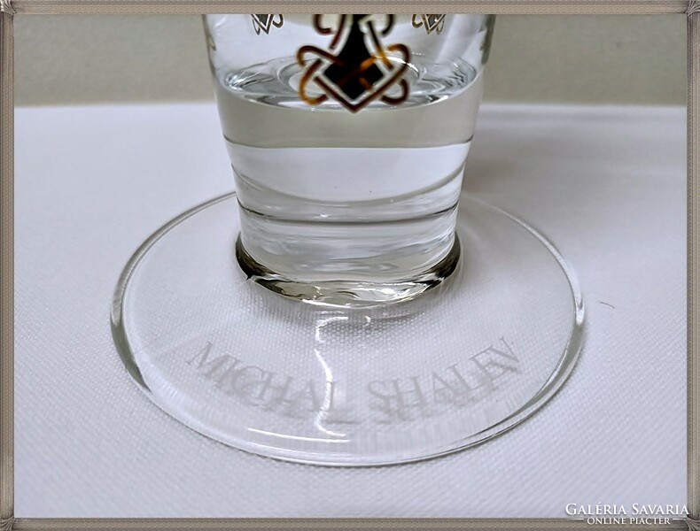 Michal shalev - ritzenhoff stemmed glass tumbler / grimm: the frog king /