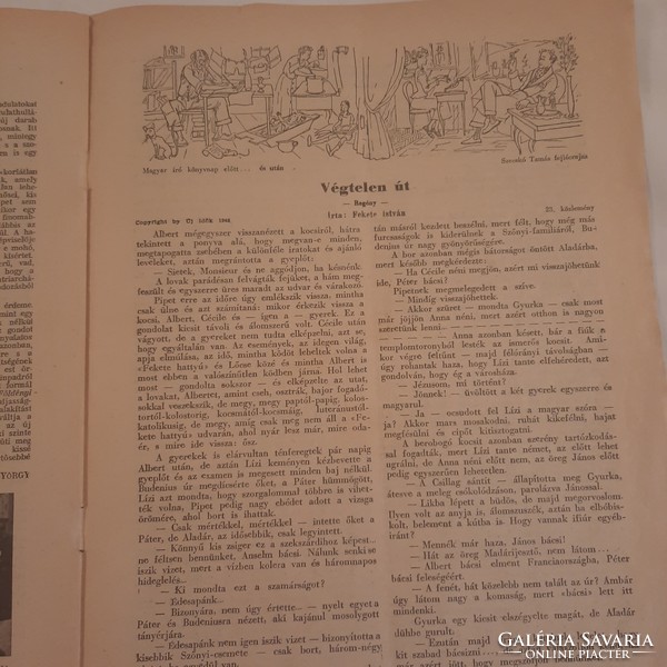 New Times 1948. June 5 József Szerkeszti Fodor, with needlework appendix, 20 pages