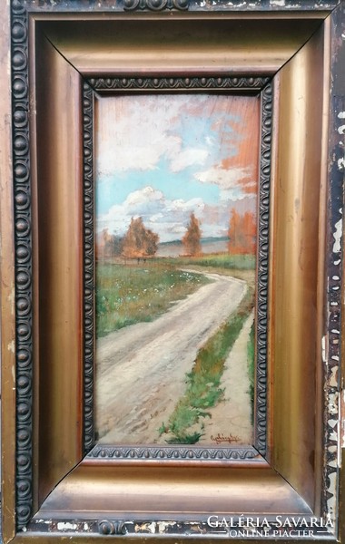 Gyula Aggházy (1850-1910): field road