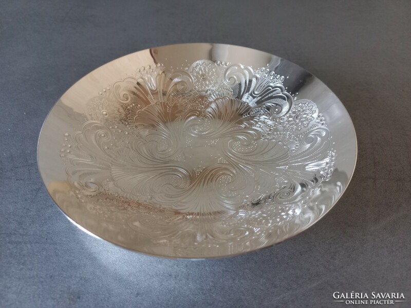 Wmf silver-plated chiseled bowl