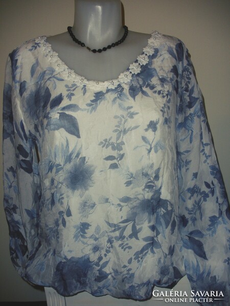 Italy silk top, blouse, tunic, top