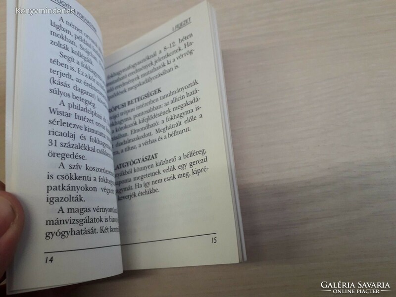 Gyógyít a fokhagyma (Elérhető orvosság számos problémára - Zseb sorozat életmód 1997/6.)