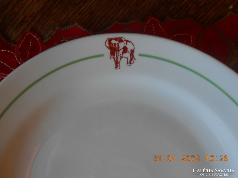 Zsolnay elephant serving bowl