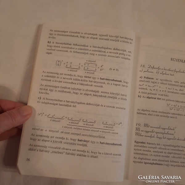 Készüljünk az érettségire! Matematika  Calibra Kiadó 1994