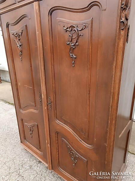 Viennese Baroque style two-door wardrobe