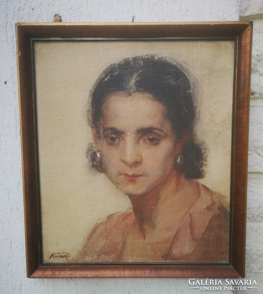 Antique portrait, Elizabeth of Kalicza painting, auctions, it was also included in the auction!