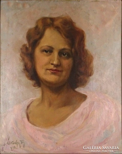 1L883 XX. századi festő : Női portré 1934