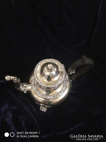 Antik ezüst (950) francia teáskanna (1838-1847) /589,5gr./